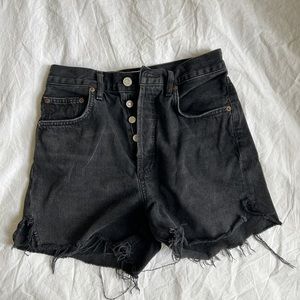 AGOLD Black High Rise Dee shorts size 26